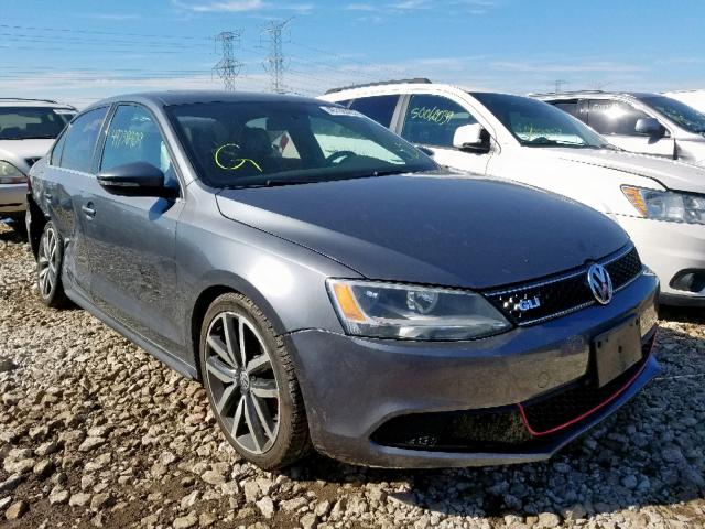 3VW467AJ8DM256595 - 2013 VOLKSWAGEN JETTA GLI GRAY photo 1