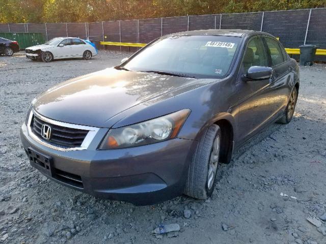 1HGCP26868A130115 - 2008 HONDA ACCORD EXL GRAY photo 2