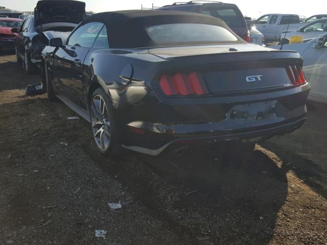 1FATP8FFXF5426752 - 2015 FORD MUSTANG GT BLACK photo 3