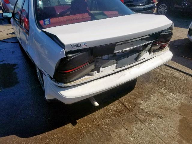 1G1LV1542SY122047 - 1995 CHEVROLET BERETTA WHITE photo 9