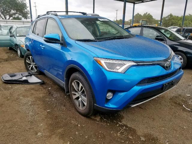 JTMWFREV8JJ169793 - 2018 TOYOTA RAV4 ADVEN BLUE photo 1