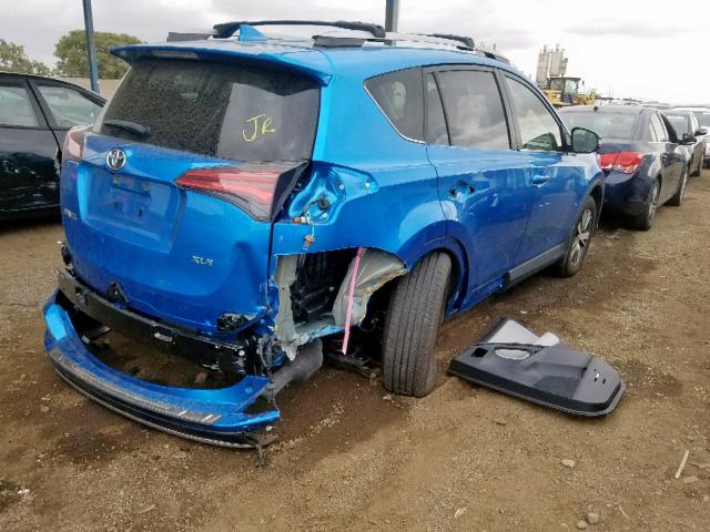 JTMWFREV8JJ169793 - 2018 TOYOTA RAV4 ADVEN BLUE photo 4