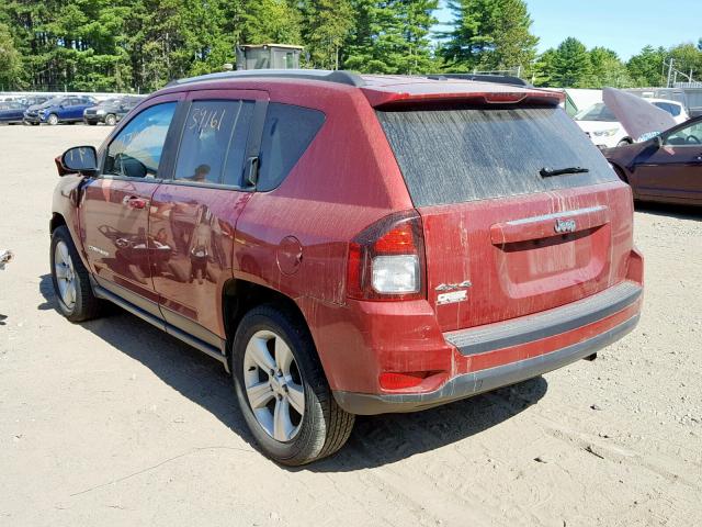 1C4NJDBBXGD509668 - 2016 JEEP COMPASS SP RED photo 3