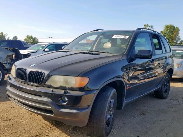 5UXFA53533LV89008 - 2003 BMW X5 3.0I BLACK photo 2