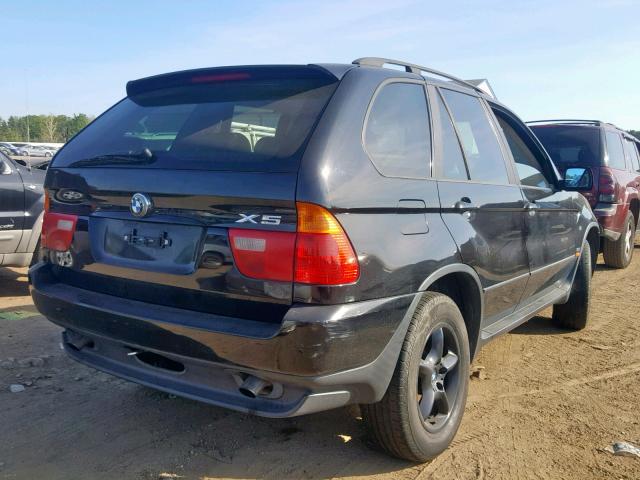 5UXFA53533LV89008 - 2003 BMW X5 3.0I BLACK photo 4