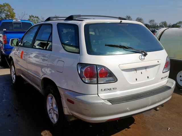 JTJHF10UX20290063 - 2002 LEXUS RX 300 WHITE photo 3