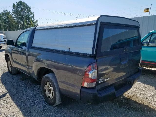 5TENX22N29Z613076 - 2009 TOYOTA TACOMA GRAY photo 3