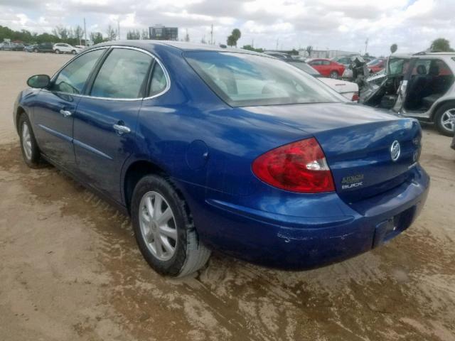 2G4WC532251271936 - 2005 BUICK LACROSSE C BLUE photo 3