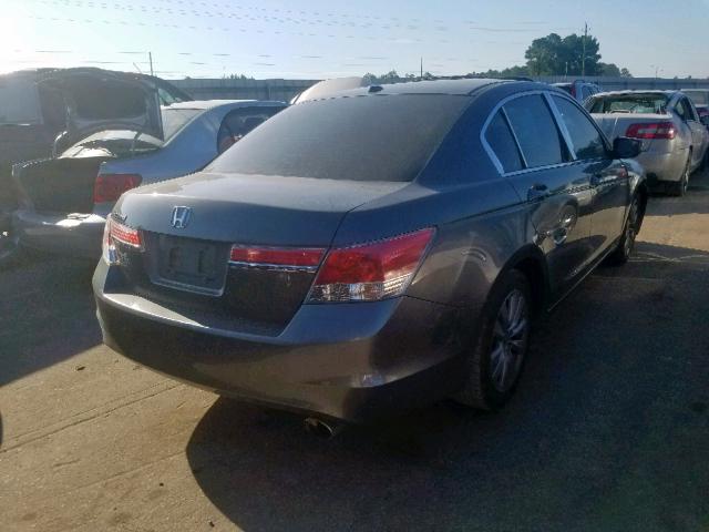 1HGCP2F85BA109764 - 2011 HONDA ACCORD EXL GRAY photo 4