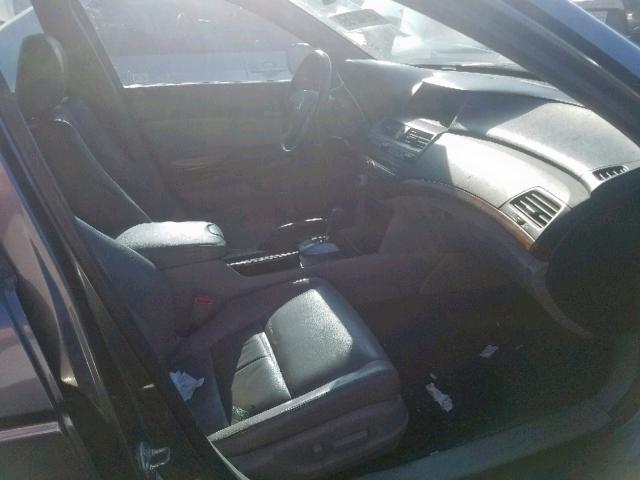 1HGCP2F85BA109764 - 2011 HONDA ACCORD EXL GRAY photo 5