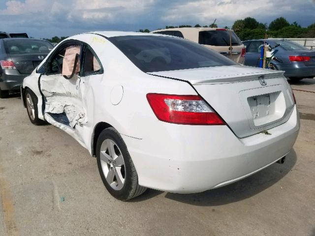 2HGFG12928H559338 - 2008 HONDA CIVIC EXL 白色 照片 3