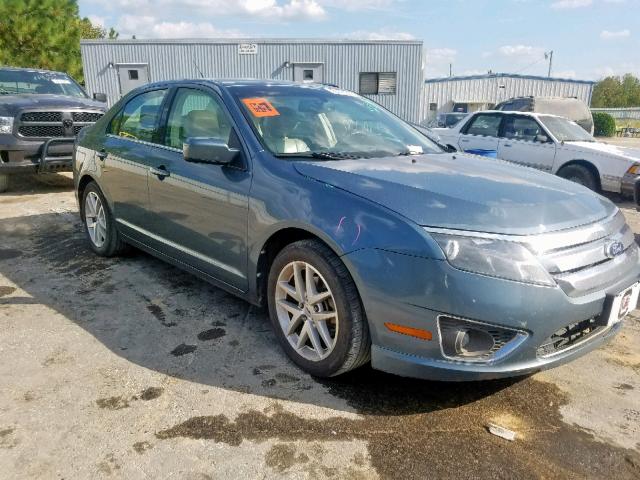 3FAHP0JA5BR238411 - 2011 FORD FUSION SEL BLUE photo 1