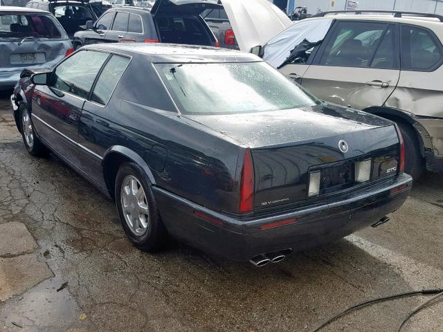 1G6ET1296YB705127 - 2000 CADILLAC ELDORADO T BLACK photo 3