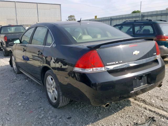 2G1WC57MX91292208 - 2009 CHEVROLET IMPALA 2LT BLACK photo 3