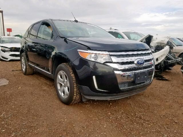 2FMDK3JC6DBC62501 - 2013 FORD EDGE SEL BLACK photo 1