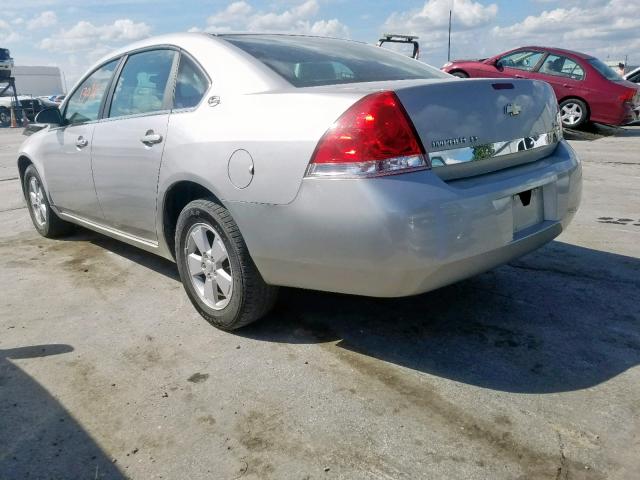 2G1WT55K281313164 - 2008 CHEVROLET IMPALA LT SILVER photo 3