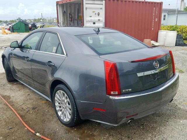 1G6DJ5EGXA0113010 - 2010 CADILLAC CTS PERFOR GRAY photo 3