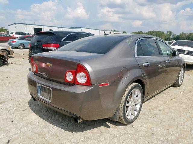 1G1ZE5E73AF320044 - 2010 CHEVROLET MALIBU LTZ ყავისფერი ფოტო 4