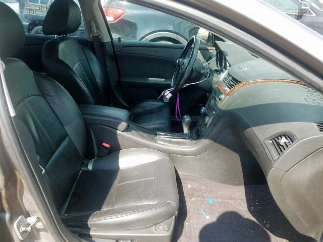 1G1ZE5E73AF320044 - 2010 CHEVROLET MALIBU LTZ ყავისფერი ფოტო 5