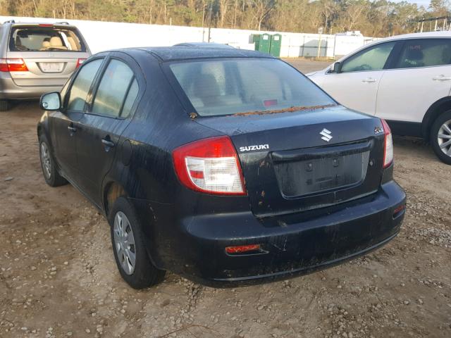 JS2YC412785104300 - 2008 SUZUKI SX4 BLACK photo 3