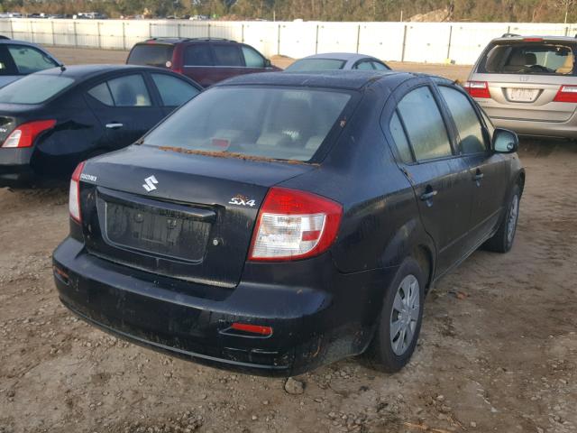 JS2YC412785104300 - 2008 SUZUKI SX4 BLACK photo 4