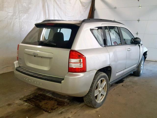 1J4NF4FB2AD560322 - 2010 JEEP COMPASS SP SILVER photo 4