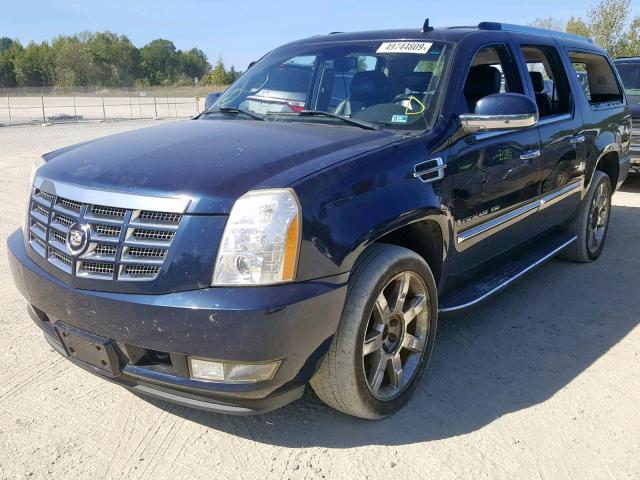 1GYFK66898R118330 - 2008 CADILLAC ESCALADE E BLUE photo 2