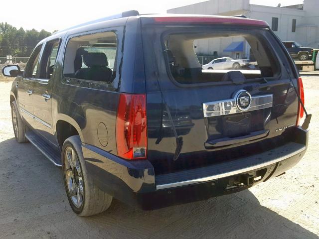 1GYFK66898R118330 - 2008 CADILLAC ESCALADE E BLUE photo 3