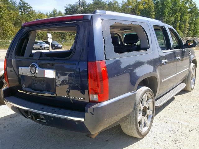 1GYFK66898R118330 - 2008 CADILLAC ESCALADE E BLUE photo 4