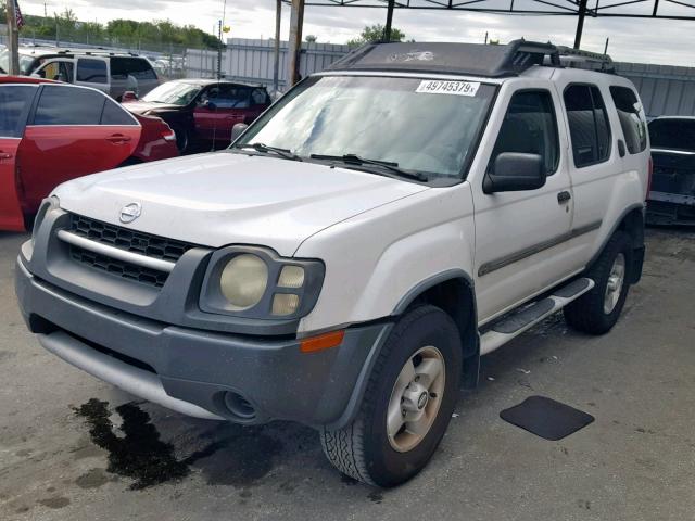 5N1ED28T82C548863 - 2002 NISSAN XTERRA XE WHITE photo 2