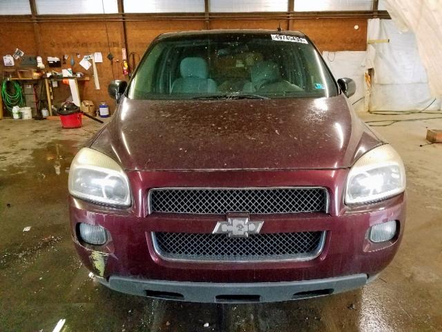 1GNDV23W28D160519 - 2008 CHEVROLET UPLANDER L BURGUNDY photo 9