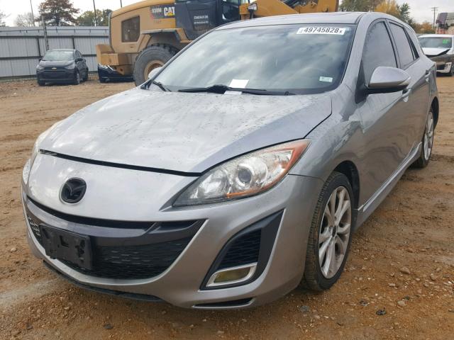 JM1BL1H51A1132735 - 2010 MAZDA 3 S SILVER photo 2