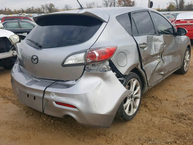 JM1BL1H51A1132735 - 2010 MAZDA 3 S SILVER photo 4