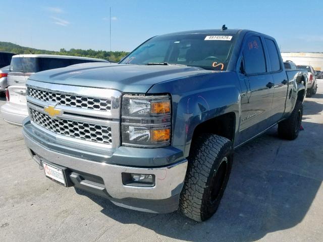 1GCRCREC3EZ180471 - 2014 CHEVROLET SILVERADO TURQUOISE photo 2