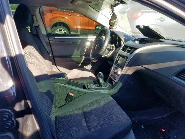 1G1ZC5E05AF198165 - 2010 CHEVROLET MALIBU 1LT BLACK photo 5