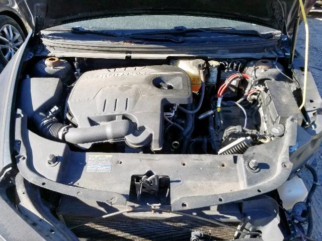 1G1ZC5E05AF198165 - 2010 CHEVROLET MALIBU 1LT BLACK photo 7