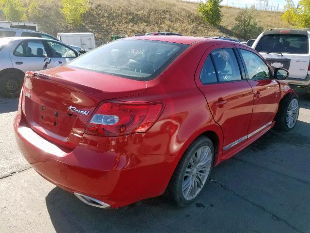 JS2RE9A84C6100367 - 2012 SUZUKI KIZASHI SP RED photo 4