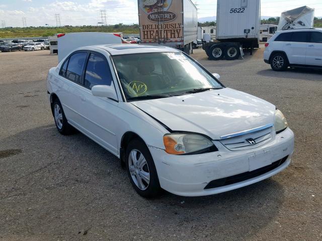 2HGES26753H588656 - 2003 HONDA CIVIC EX WHITE photo 1