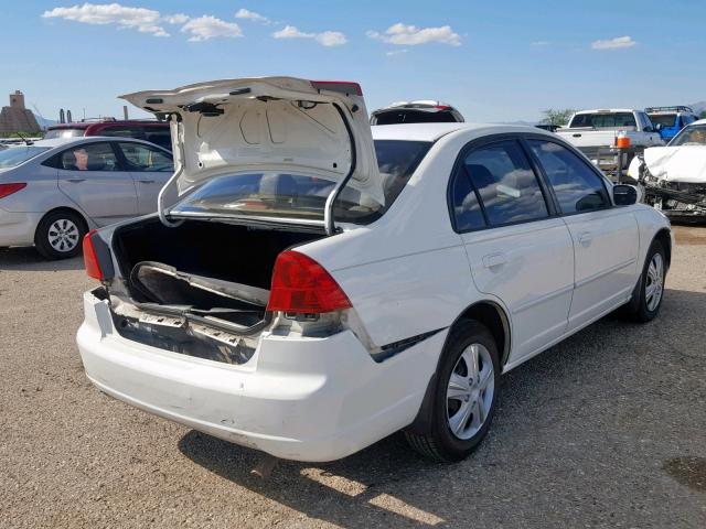 2HGES26753H588656 - 2003 HONDA CIVIC EX WHITE photo 4