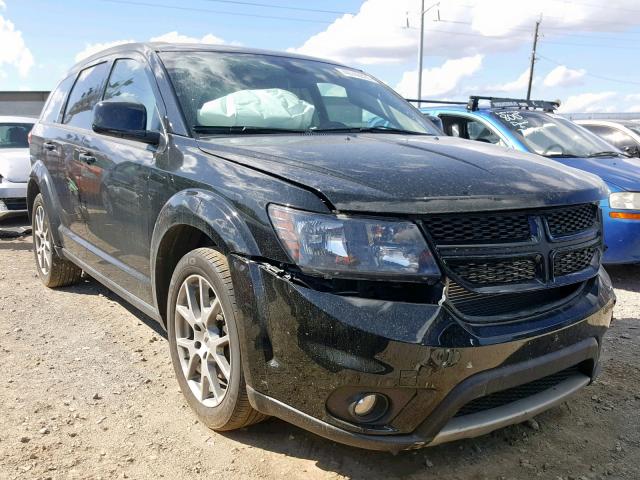 3C4PDCEG5JT380161 - 2018 DODGE JOURNEY GT BLACK photo 1