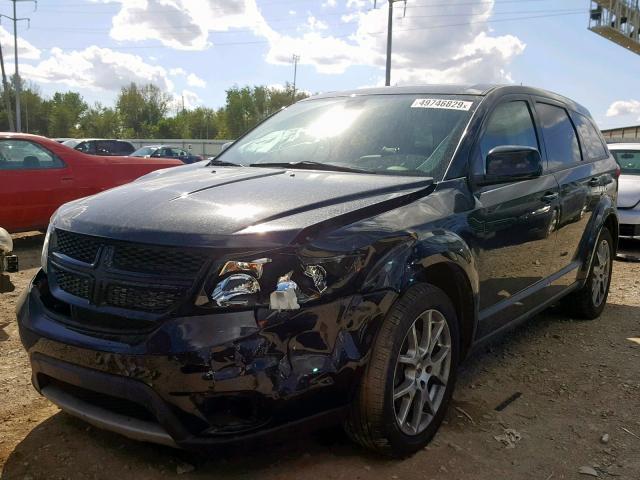 3C4PDCEG5JT380161 - 2018 DODGE JOURNEY GT BLACK photo 2