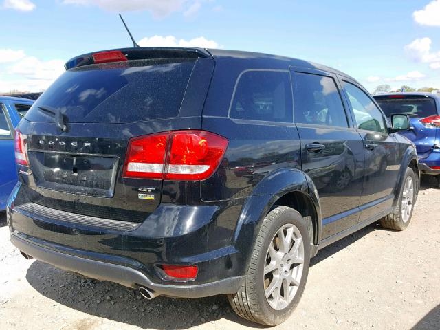 3C4PDCEG5JT380161 - 2018 DODGE JOURNEY GT BLACK photo 4