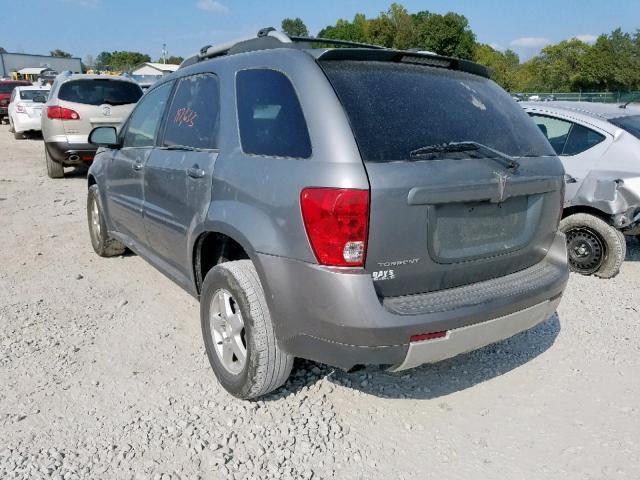 2CKDL63F866083164 - 2006 PONTIAC TORRENT GRAY photo 3