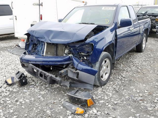 1GCESCF99C8125799 - 2012 CHEVROLET COLORADO L BLUE photo 2