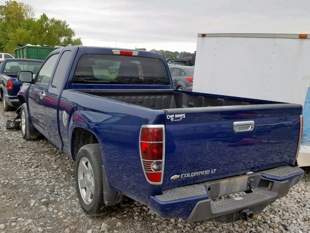 1GCESCF99C8125799 - 2012 CHEVROLET COLORADO L BLUE photo 3