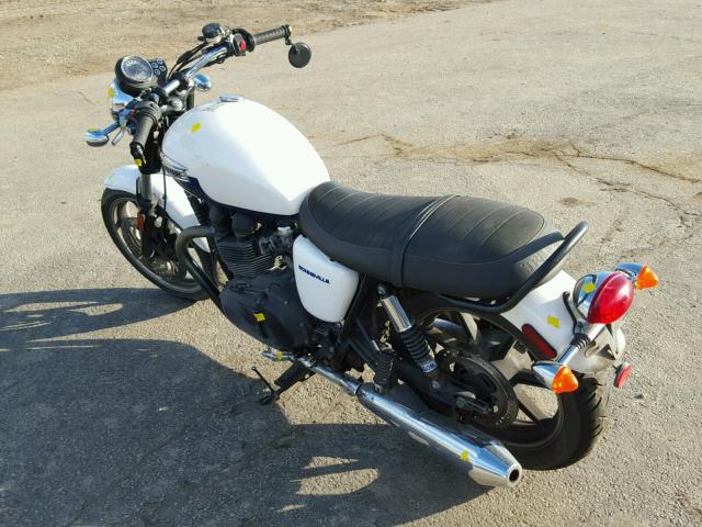 SMT900K19ET620804 - 2014 TRIUMPH MOTORCYCLE BONNEVILLE WHITE photo 3