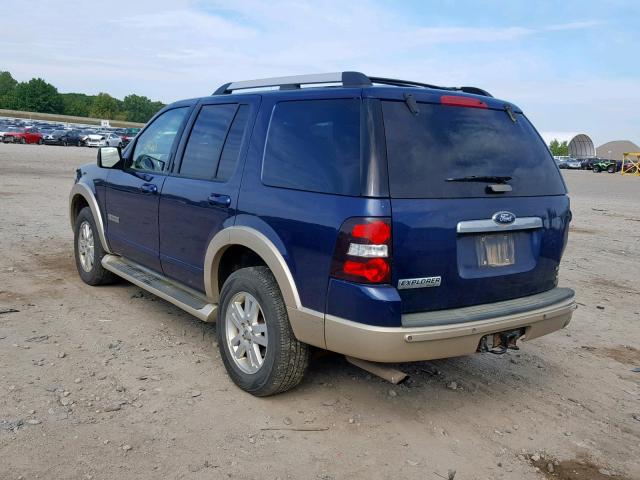 1FMEU74826UB38901 - 2006 FORD EXPLORER E BLUE photo 3