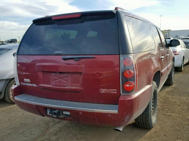 1GKFK66818J167269 - 2008 GMC YUKON XL D MAROON photo 4