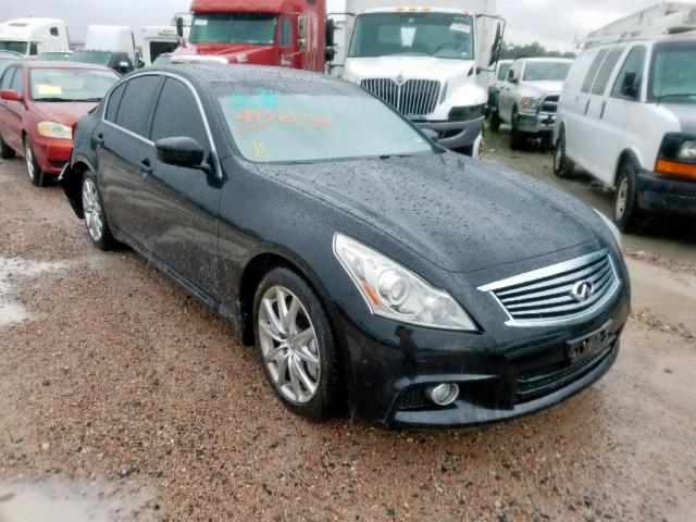 JN1CV6AP7DM718093 - 2013 INFINITI G37 BASE BLACK photo 1