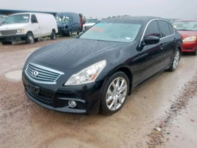 JN1CV6AP7DM718093 - 2013 INFINITI G37 BASE BLACK photo 2